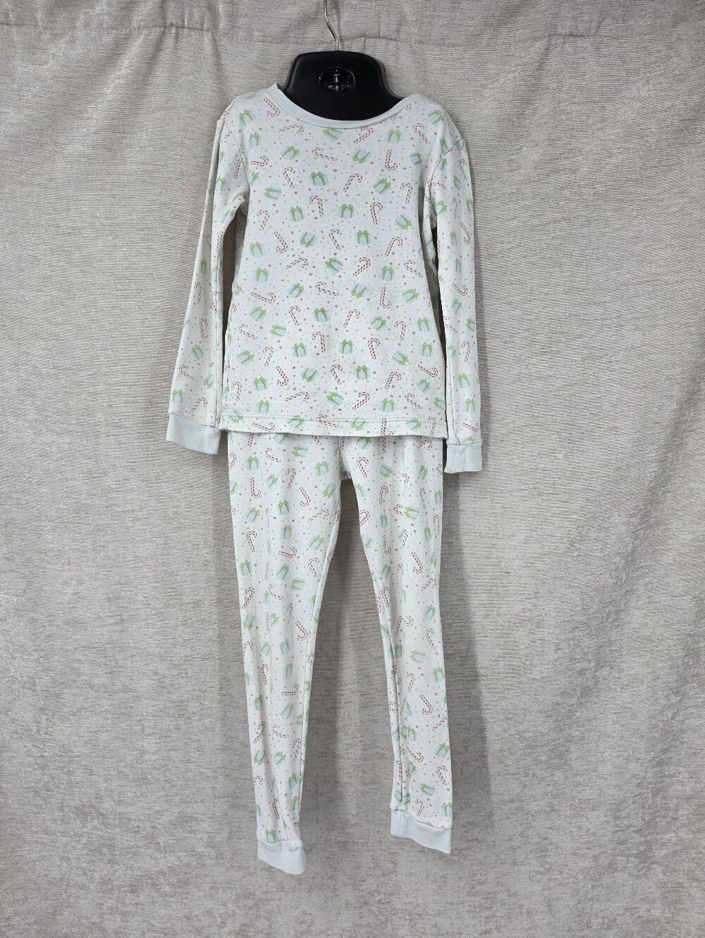 Lullaby Set Kids Holiday Candy Cane Pajama Set